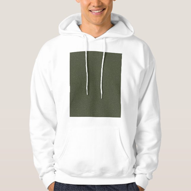 Moss Green Textured Hoodie Design – Customisable (Front)