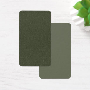 Moss Green + Textured Moss Dual-Sided Profile Card