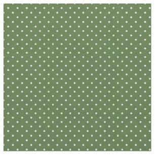 Moss Green Tiny Dots Fabric