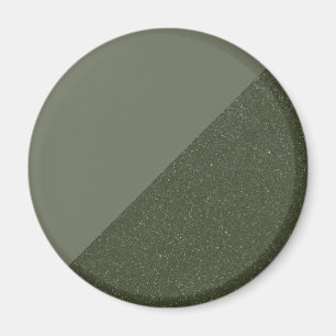 Moss Green Two-Tone Custom Magnet