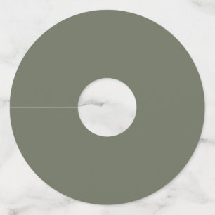 Moss Green Wine Glass Tags (Set of 12) – Customise