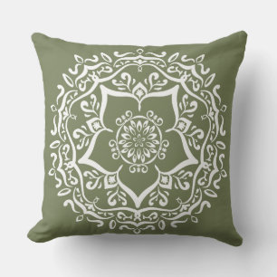 Moss Mandala Outdoor Cushion