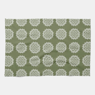 Moss Mandala Tea Towel