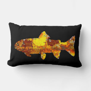 Moss Rock Trout Lumbar Cushion