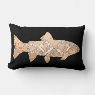 Moss Rock Trout Lumbar Cushion
