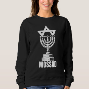 Mossad Israel Israeli Secret Service Tel Aviv Meno Sweatshirt