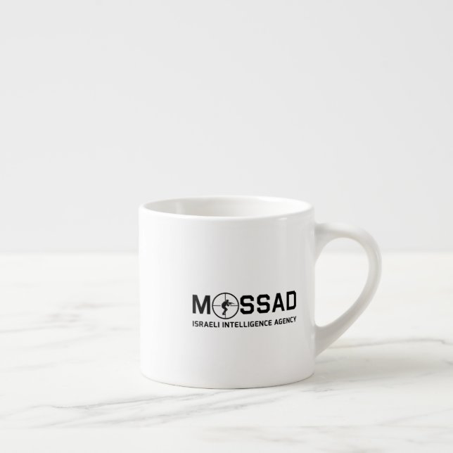 Mossad - Israeli Intelligence Agency - IDF Espresso Cup (Right)