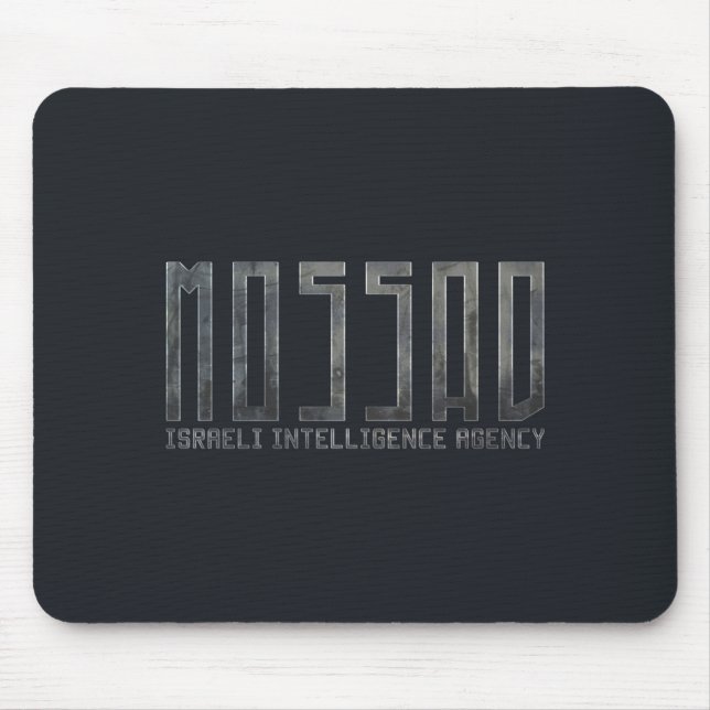 Mossad - Israeli Intelligence Agency Mouse Pad (Front)