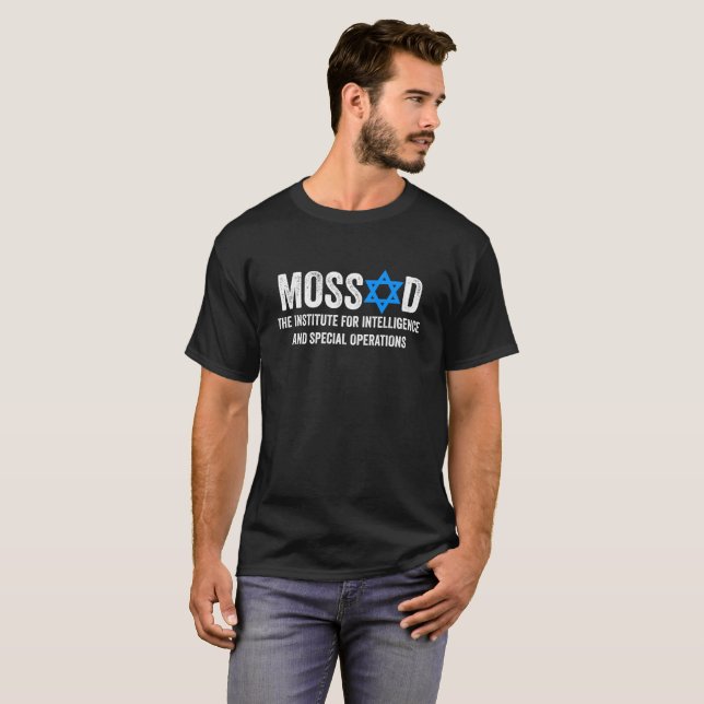 Mossad The Institute For Intelligence Tee (Front Full)
