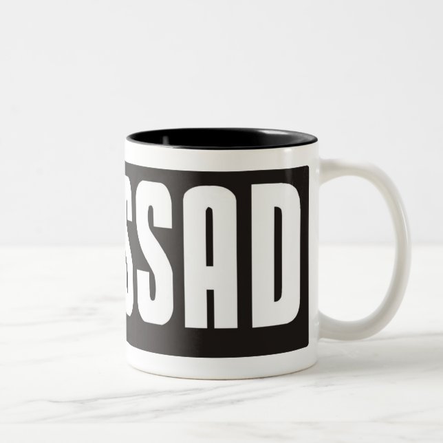 Mossad Two-Tone Coffee Mug (Right)