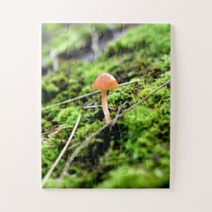 Mosses and Lichens with tiny Mushroom Jigsaw Puzzle