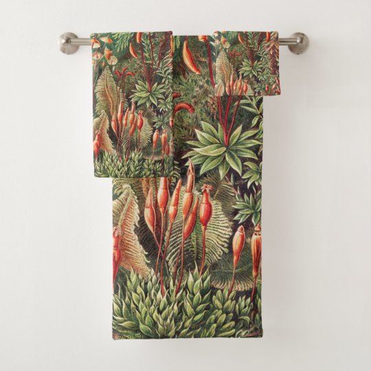 Mosses, Muscinae Laubmoose by Ernst Haeckel Bath Towel Set ...