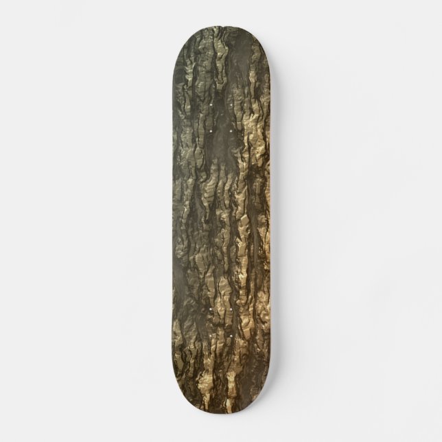 Mossy Bark Camo Skateboard (Front)