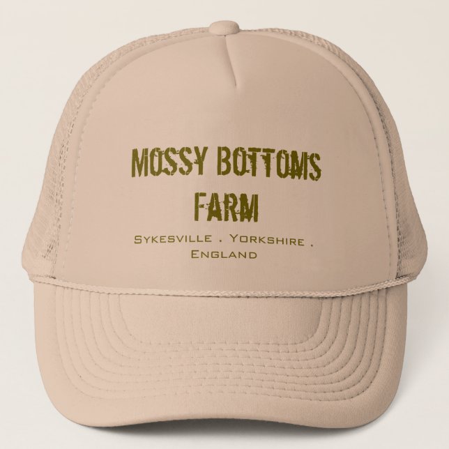 Mossy Bottoms Farm Trucker Hat (Front)