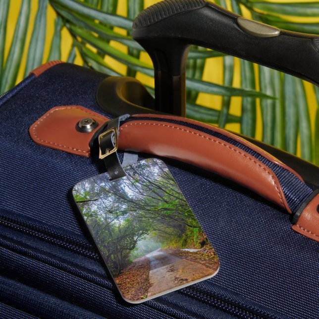 Mossy Forest Luggage Tag (Front Insitu 1)