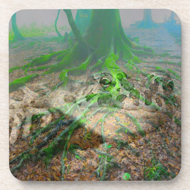 Mossy Frog Coaster (Front)
