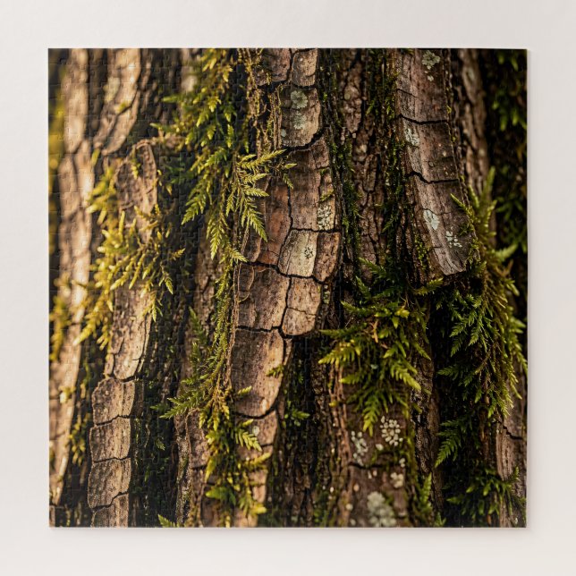  Mossy Tree Bark Forest Texture  Jigsaw Puzzle (Vertical)
