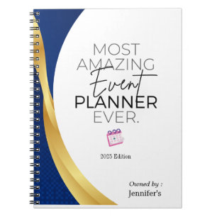 Most Amazing Event Planner Personalized Notebook