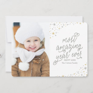 Most Amazing Year Ever New Year's Photo Card