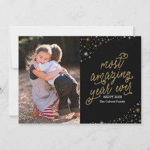 Most Amazing Year Ever New Year's Photo Card
