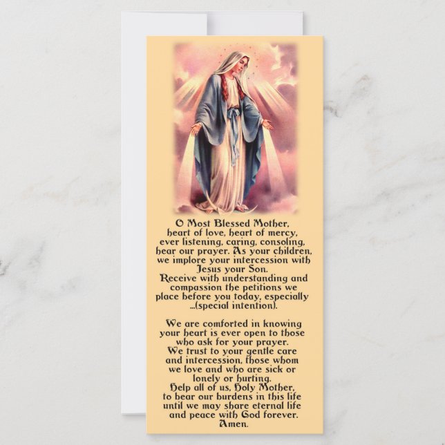 Most Blessed Mother Mary (Front)