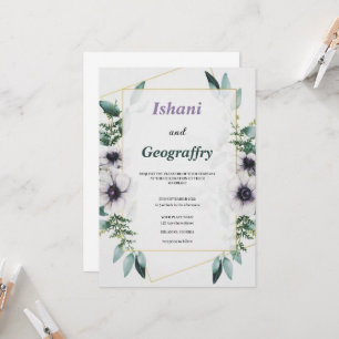 most elegant and modern wedding invitation