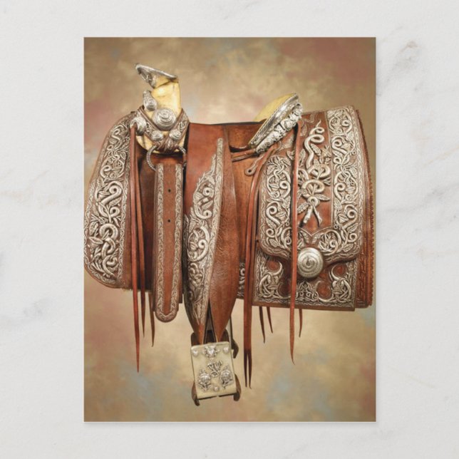 Most Expensive Saddle In the World Postcard (Front)