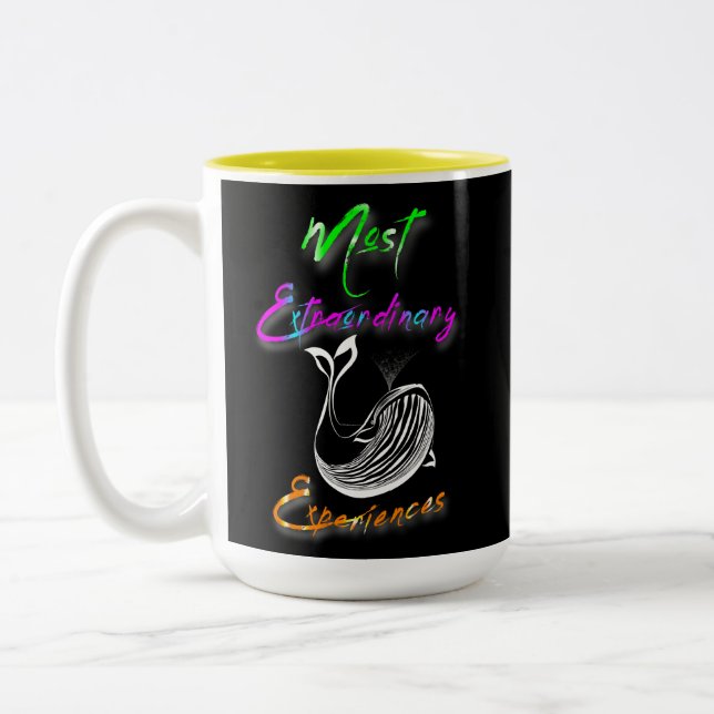 Most Extraordinary Experiences Two-Tone Coffee Mug (Left)