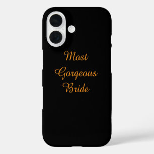 Most Gorgeous Bride iPhone cases