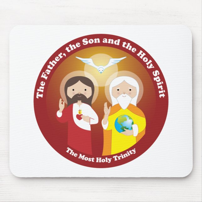 Most Holy Trinity Mouse Pad (Front)