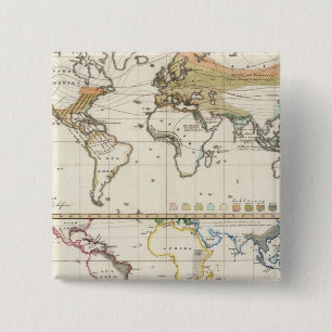 most important cultivated plants spread Districts 15 Cm Square Badge