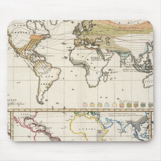 most important cultivated plants spread Districts Mouse Pad (Front)
