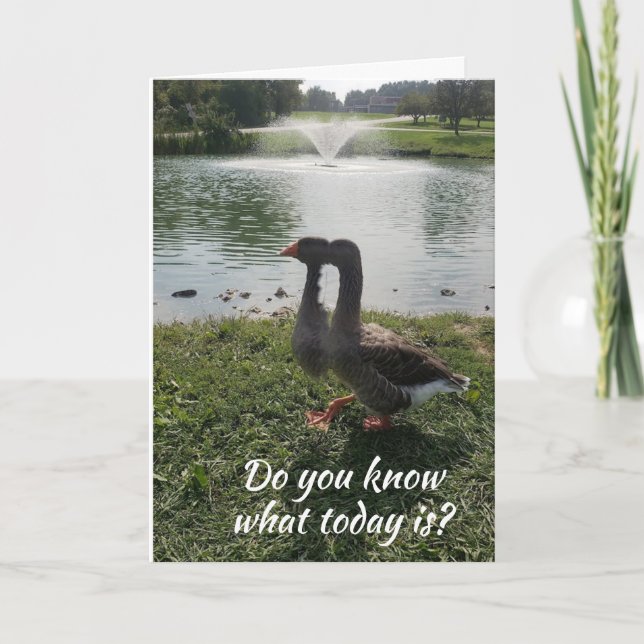 MOST IMPORTANT DAY OF THE YEAR "HAPPY BIRTHDAY" CARD (Front)