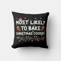 Most Likely To Bake Christmas Cookies Xmas Baker 