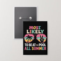Most Likely To Be At The Pool All Summer Teacher 