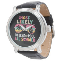 Most Likely To Be At The Pool All Summer Teacher 