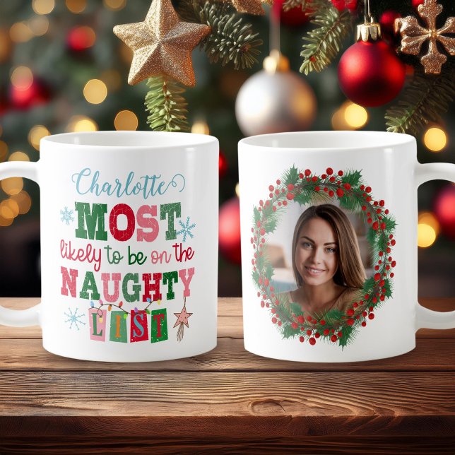 Most Likely to Be on the Naughty List  Coffee Mug (Creator Uploaded)