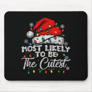 Most Likely To Be The Cutest Matching Family Chris Mouse Pad