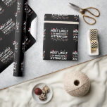 Most Likely To Bring Home A Stray Cat Christmas  Wrapping Paper<br><div class="desc">Most Likely To Bring Home A Stray Cat Christmas</div>