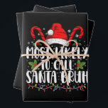 Most Likely To Call Santa Bruh Funny Christmas Wrapping Paper Sheet<br><div class="desc">Most Likely To Call Santa Bruh Funny Christmas</div>