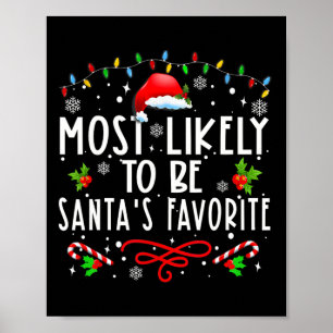 Most Likely To Christmas Be Santa's Favorite Match Poster