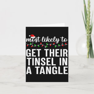 Most Likely To Christmas Matching Family Pajamas A Card