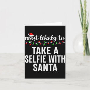 Most Likely To Christmas Matching Family Pajamas A Card