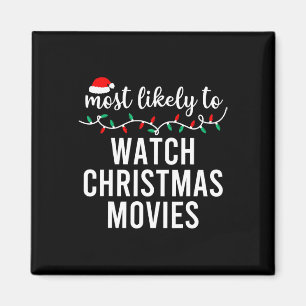 Most Likely To Christmas Matching Family Pyjamas F Magnet