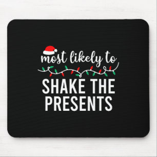 Most Likely To Christmas Matching Family Pyjamas F Mouse Pad