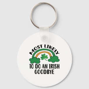 Most Likely To Do An Irish Good5 Key Ring