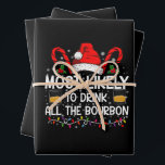 Most Likely To Drink All The Bourbon Christmas Wrapping Paper Sheet<br><div class="desc">Most Likely To Drink All The Bourbon Funny Family Christmas</div>