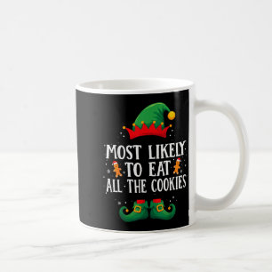 Most Likely To Eat All The Cookies Matching Christ Coffee Mug