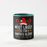 Most Likely To Fix Santa's Sleigh Family Christmas<br><div class="desc">Most Likely To Fix Santa's Sleigh Family Christmas Pajama</div>