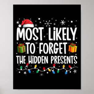 Most Likely To Forget The Hidden Family Christmas Poster